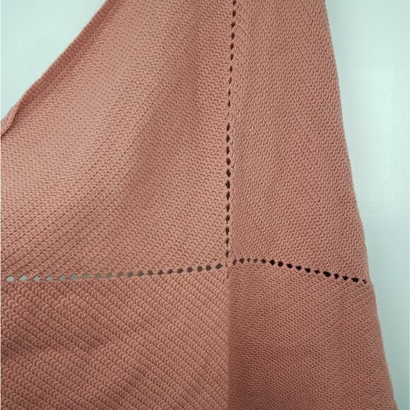 Handmade Vintage Knitted Teddy Bear Wrap Towel Coverup - Picture 4 of 6